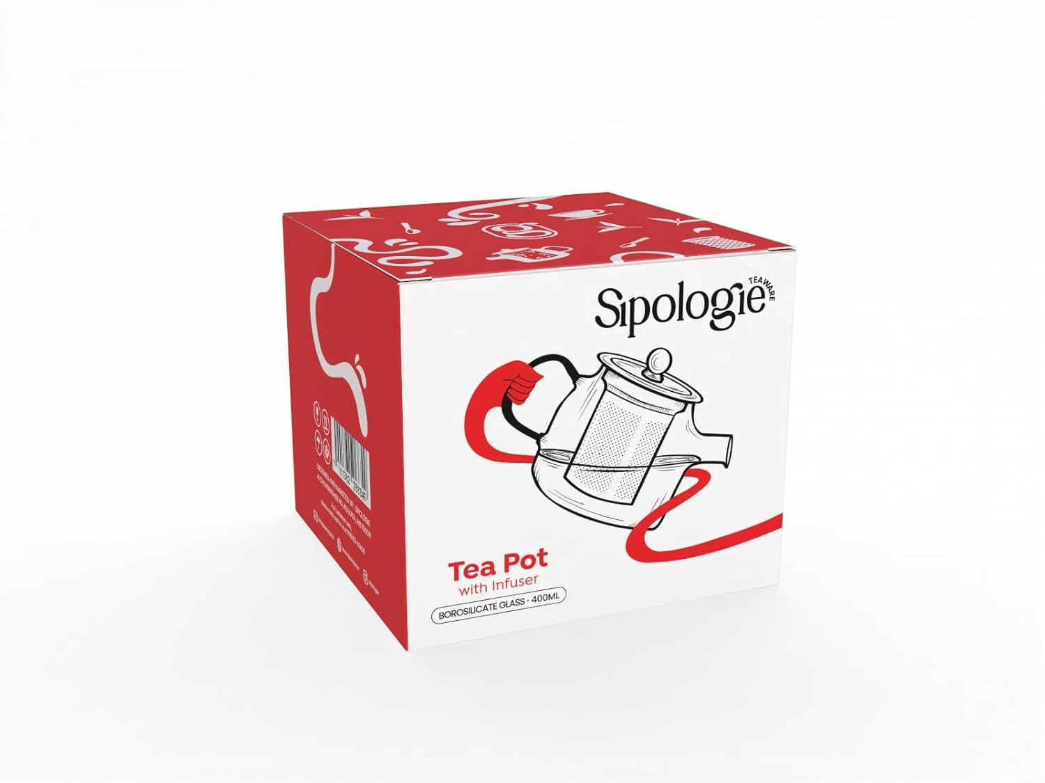 Inspire Glass Tea Pot with Infuser - 900 ml