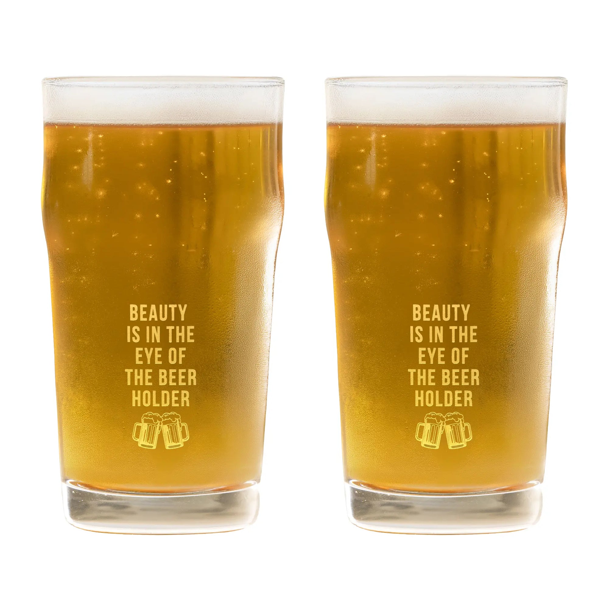 Imperial Pint Beer Glass 570ml - Set Of 2, The Beer Holder
