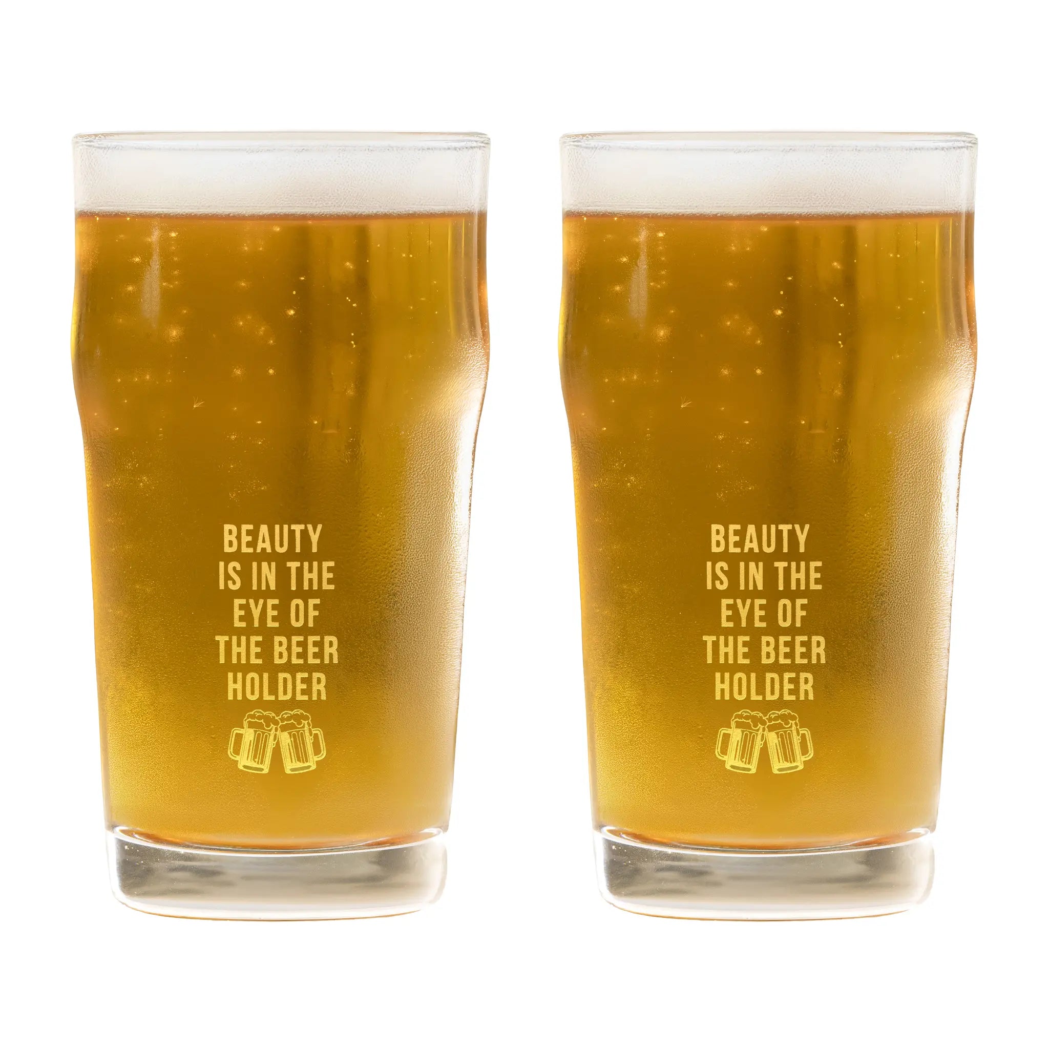 Imperial Pint Beer Glass 570ml - Set Of 2, The Beer Holder