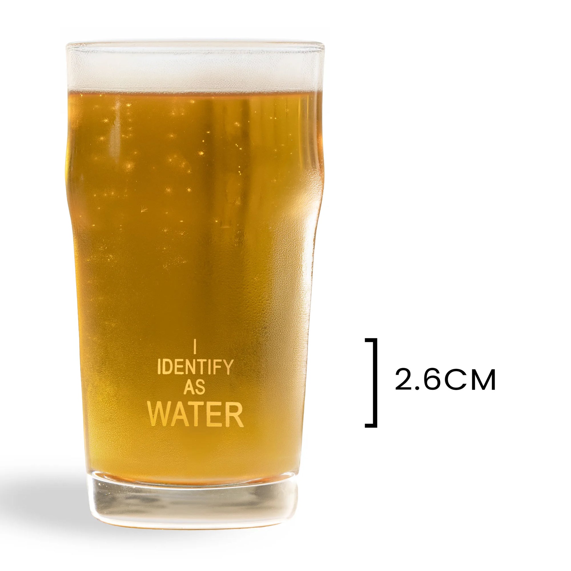 Imperial Pint Beer Glass 570ml - Set Of 2, Identify As Water