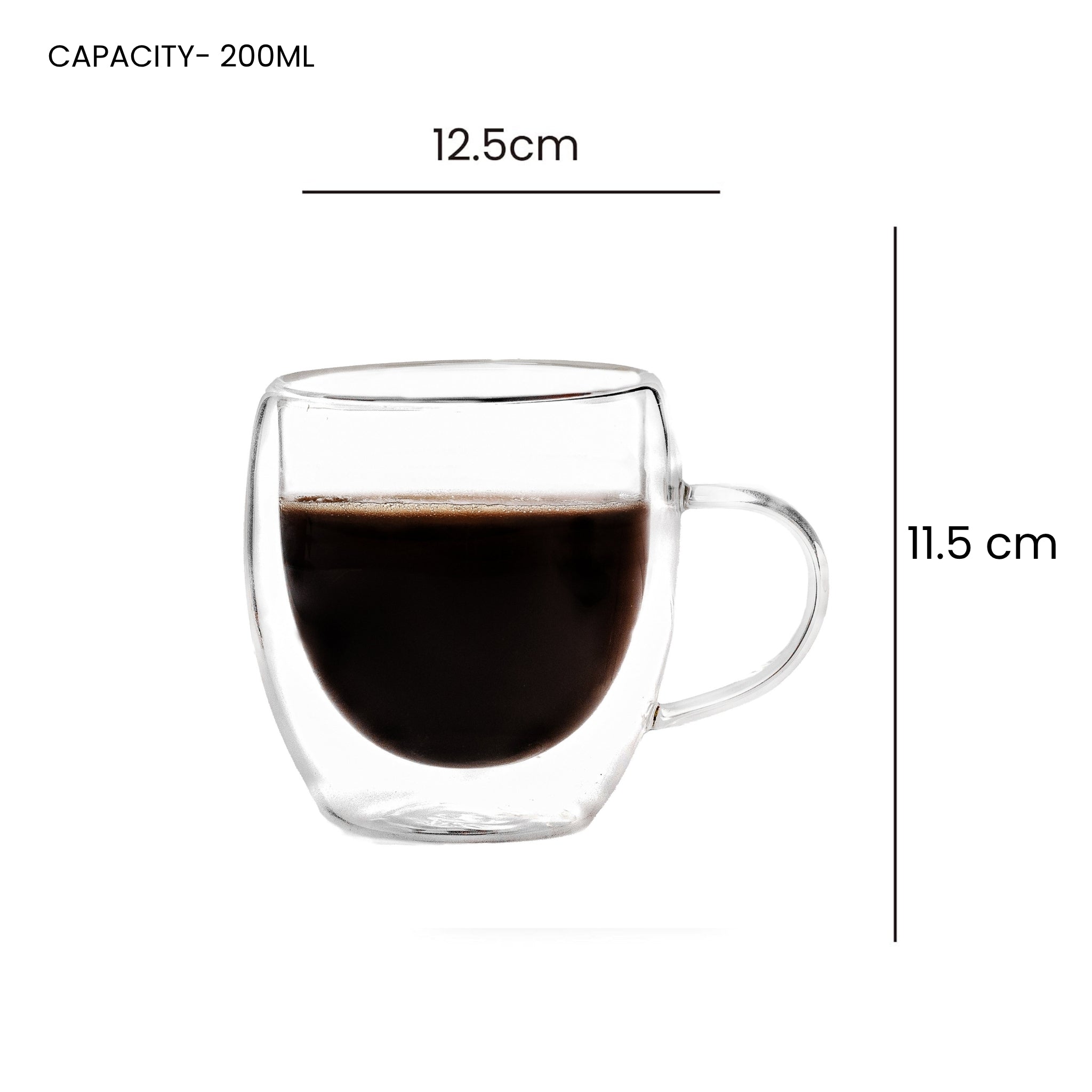 Nord Double Wall Mug 200ml, Set of 2
