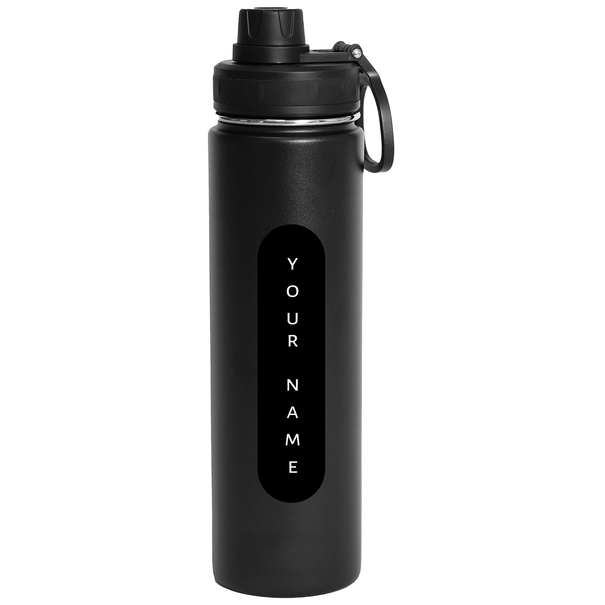HydraFlow Insulated Bottle, Black - 720ml (Customisation)