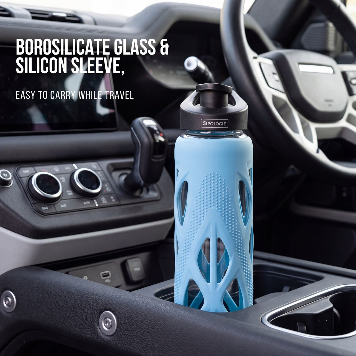 Sipologie Sports Bottle, Sky Blue - 710ml