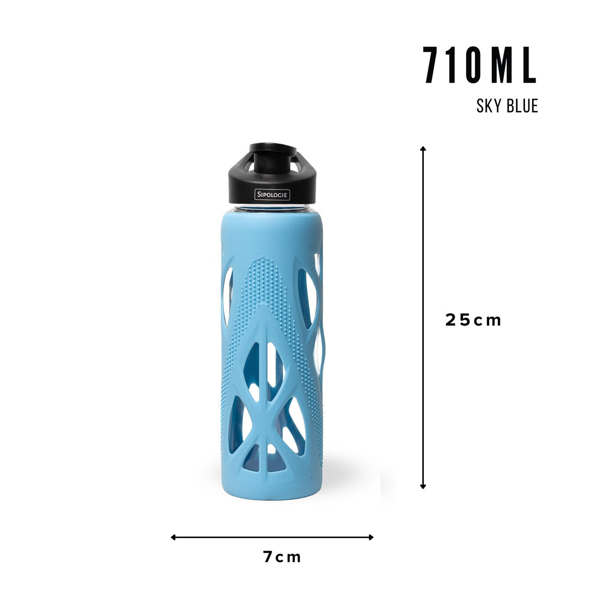 Sipologie Sports Bottle, Sky Blue - 710ml