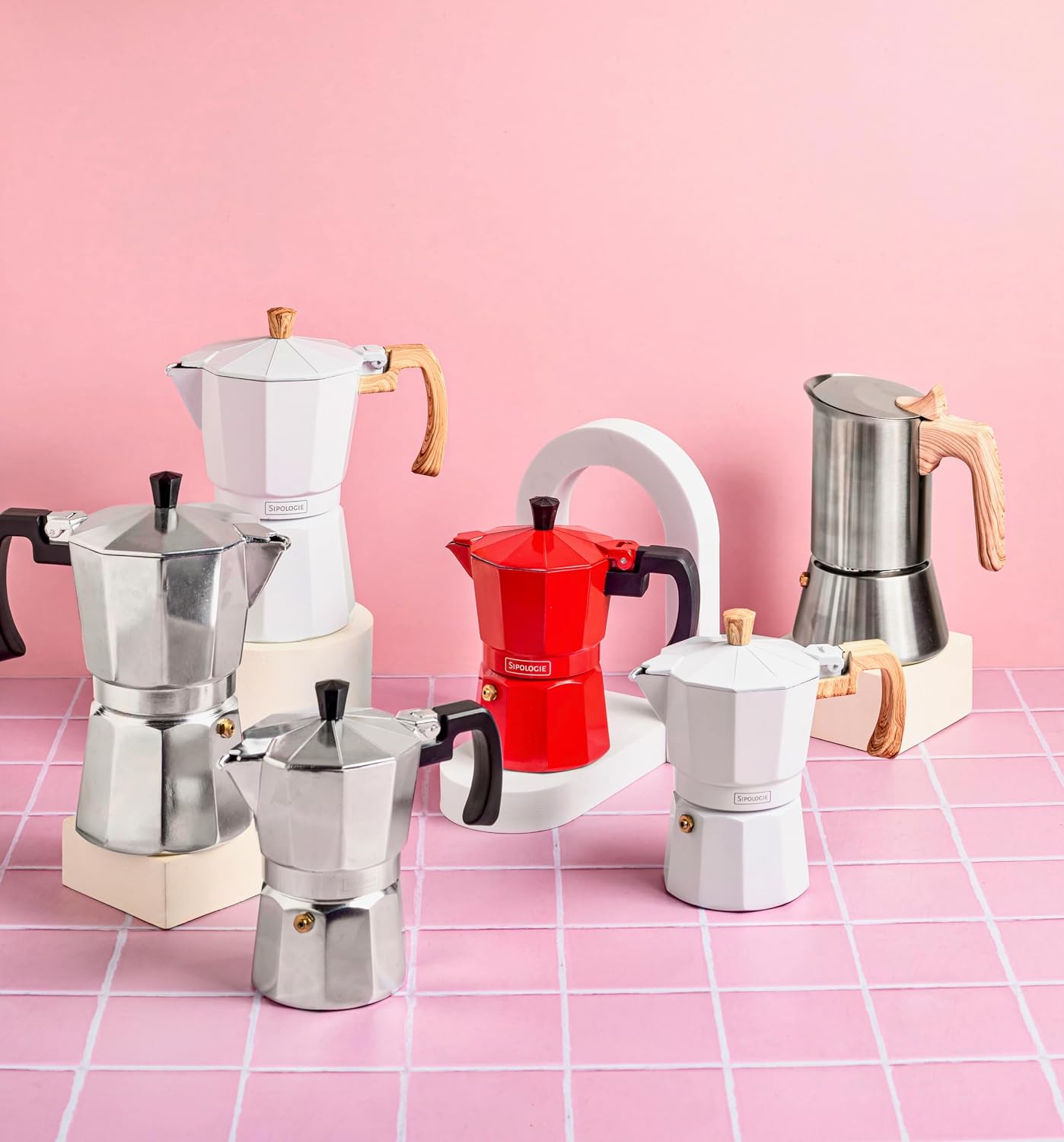Java Induction Moka Pot Espresso Maker - 240 ml