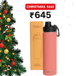 HydraFlow Insulated Bottle, Coral - 720ml