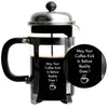 Vintage French Press Coffee Maker, Silver, 600 ml - Coffee and Reality