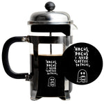 Vintage French Press Coffee Maker, Silver, 600 ml - Hocus Pocus