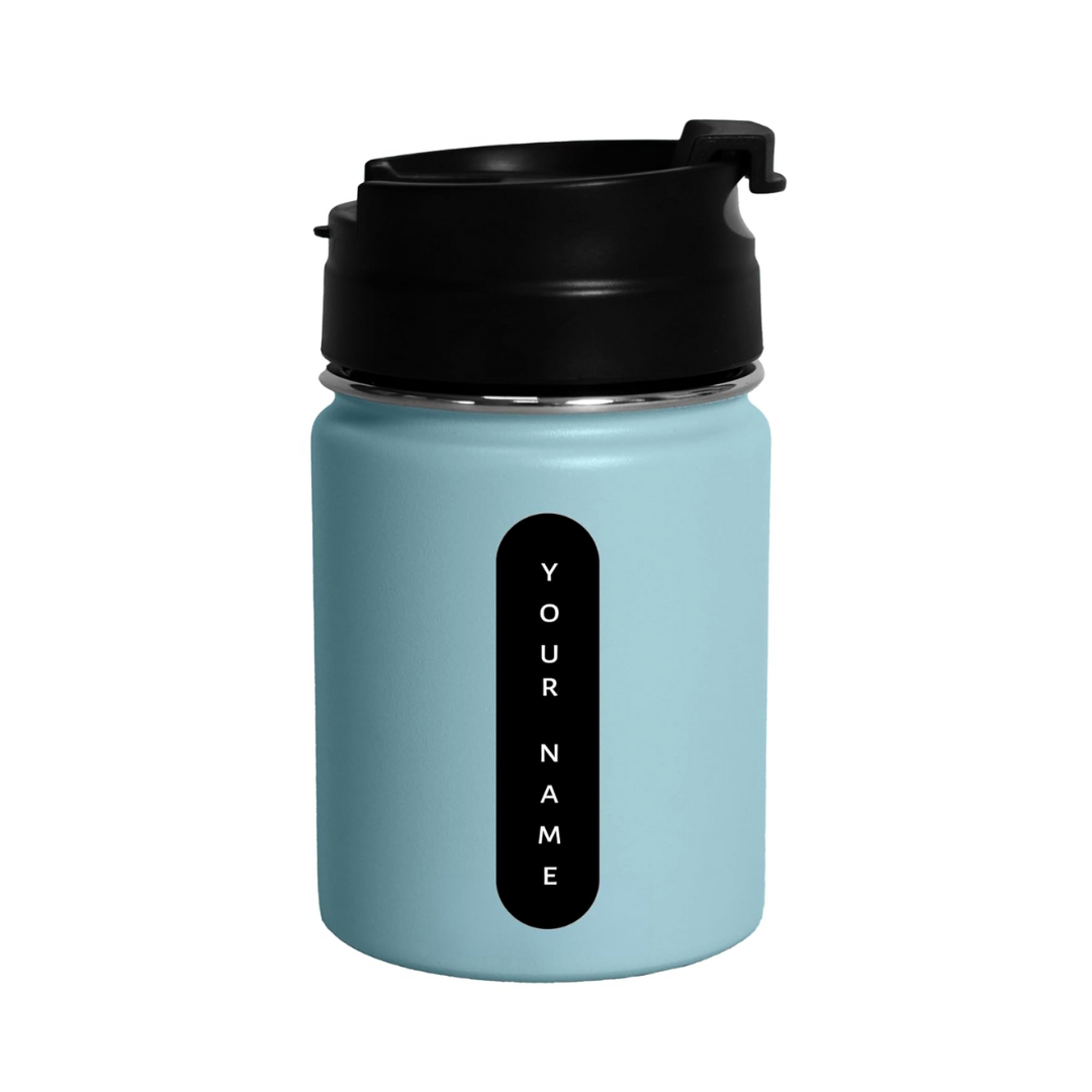 TravelBrew Insulated Tumbler, Lagoon Blue - 260ml (Personalised)