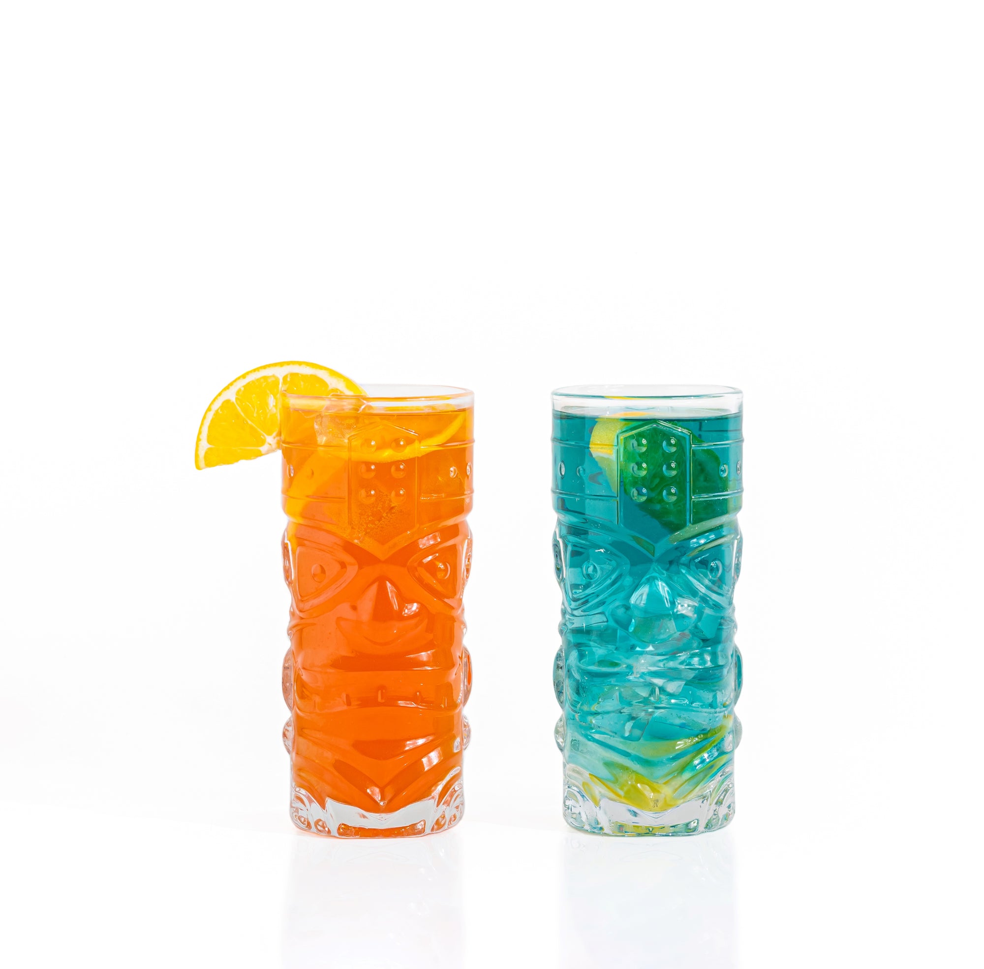 Tiki Tropical Cocktail Glass - Set Of 2