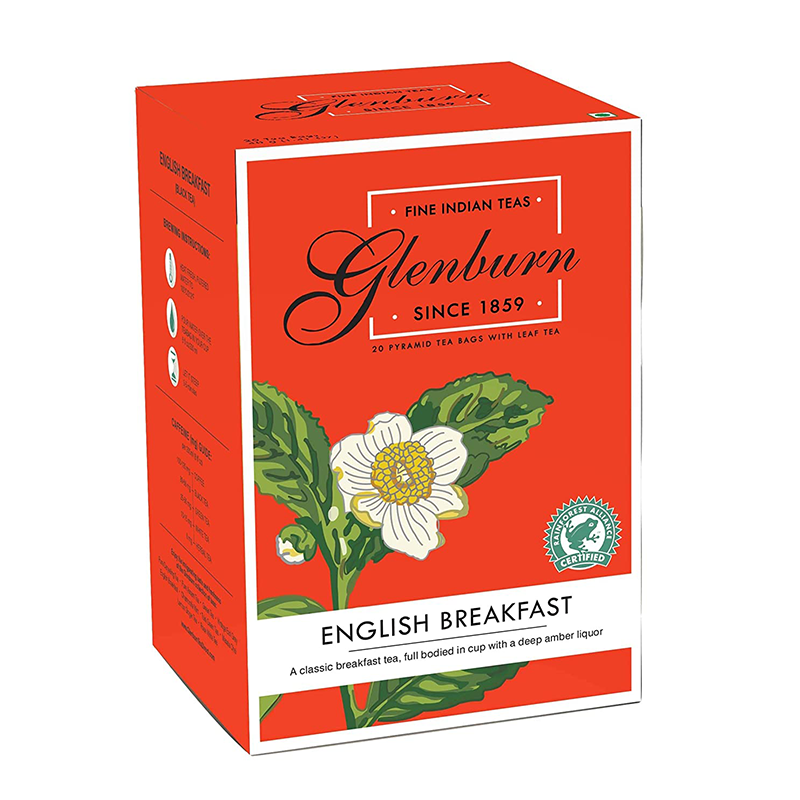 Glenburn English Breakfast Tea Bags Box (Pack of 20)