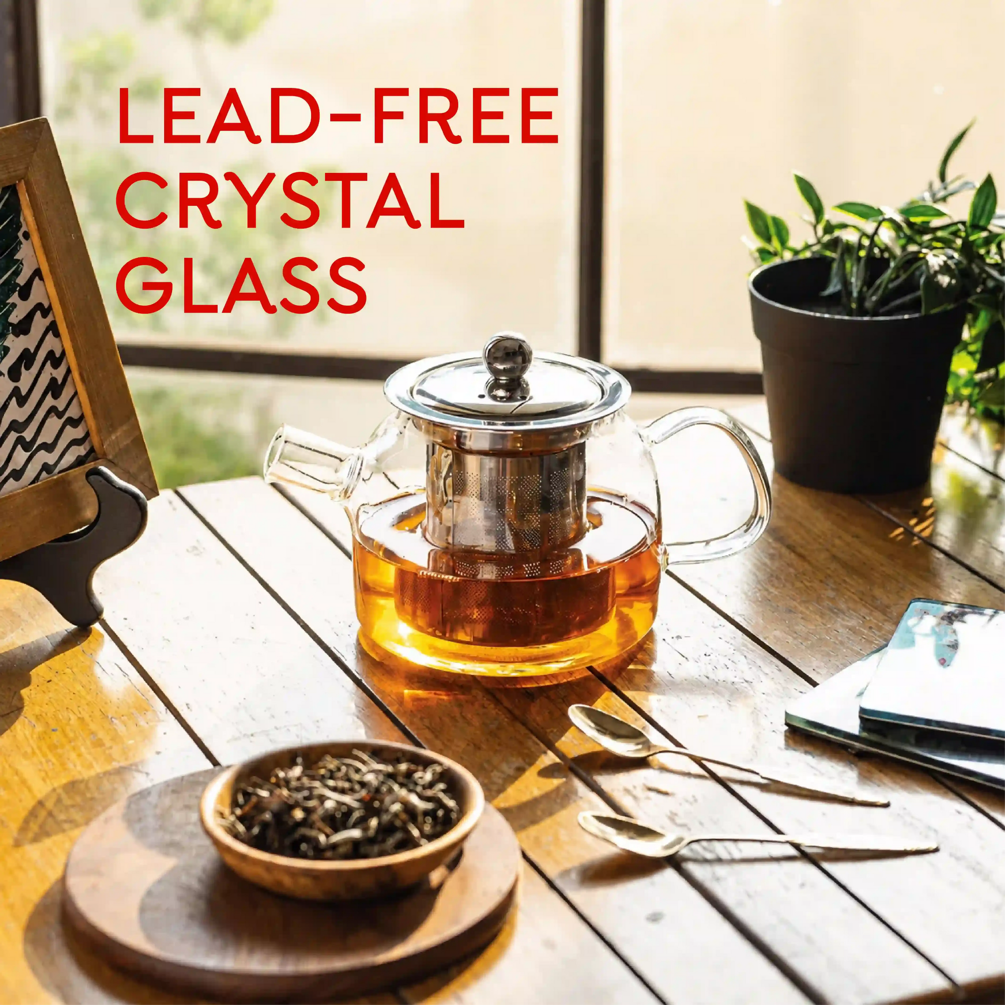 Inspire Glass Tea Pot with Infuser - 400 ml