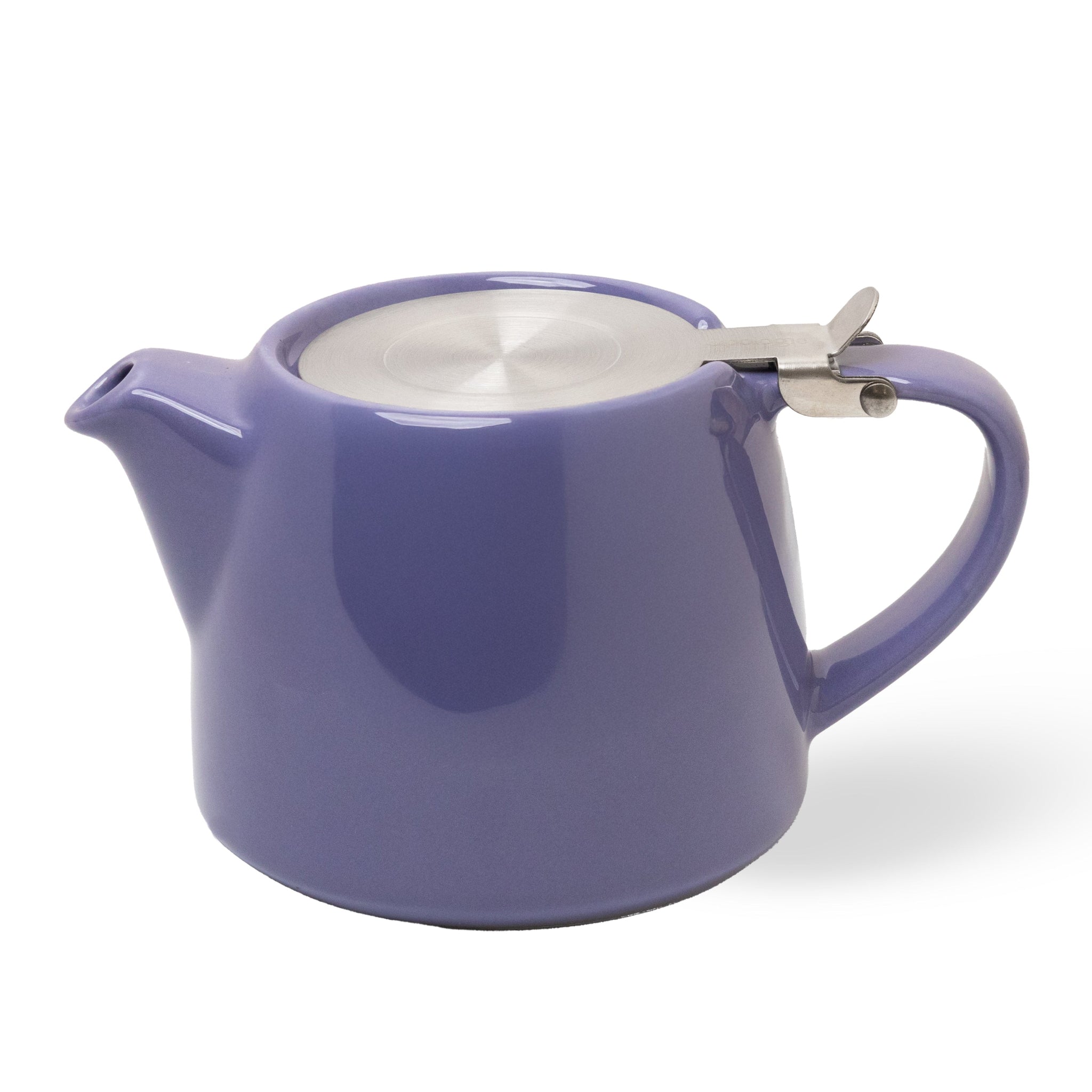 Artisan Ceramic Tea Pot with Infuser, Purple - 400 ml