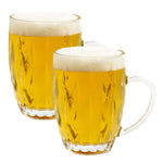 Happy Hour Beer Mug 350ml - Set of 2, Barrel Wave