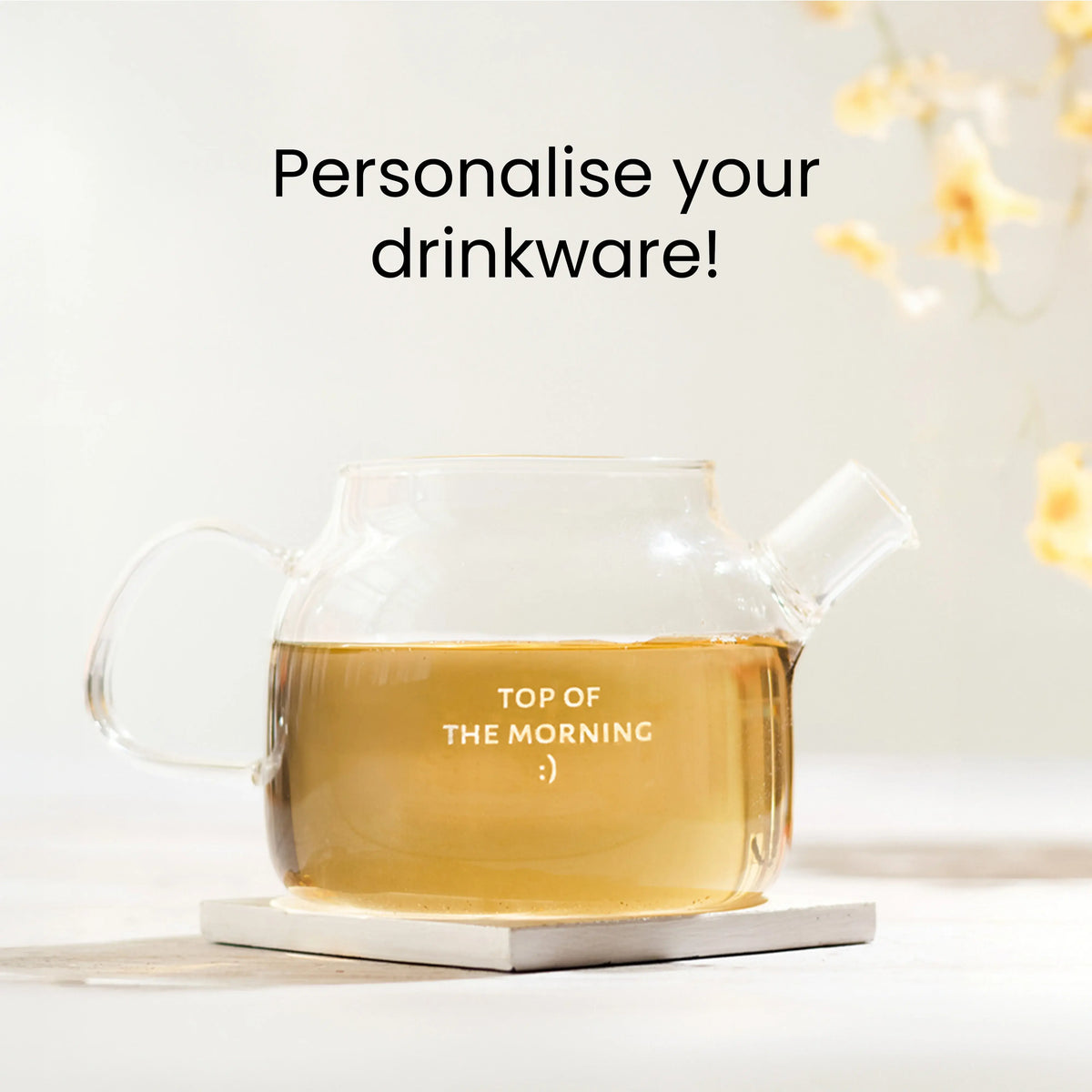 Personalise you drinkware!