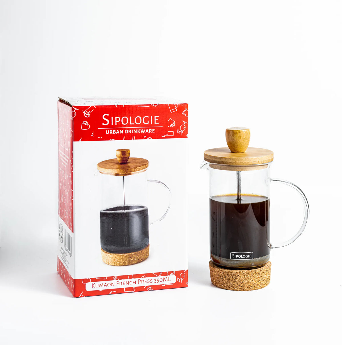 Kumaon French Press Coffee Maker - 350ml