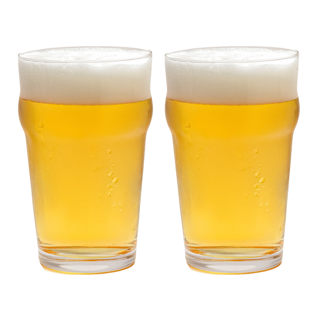 Imerial Pint Beer Glass - Set Of 2, 570ml