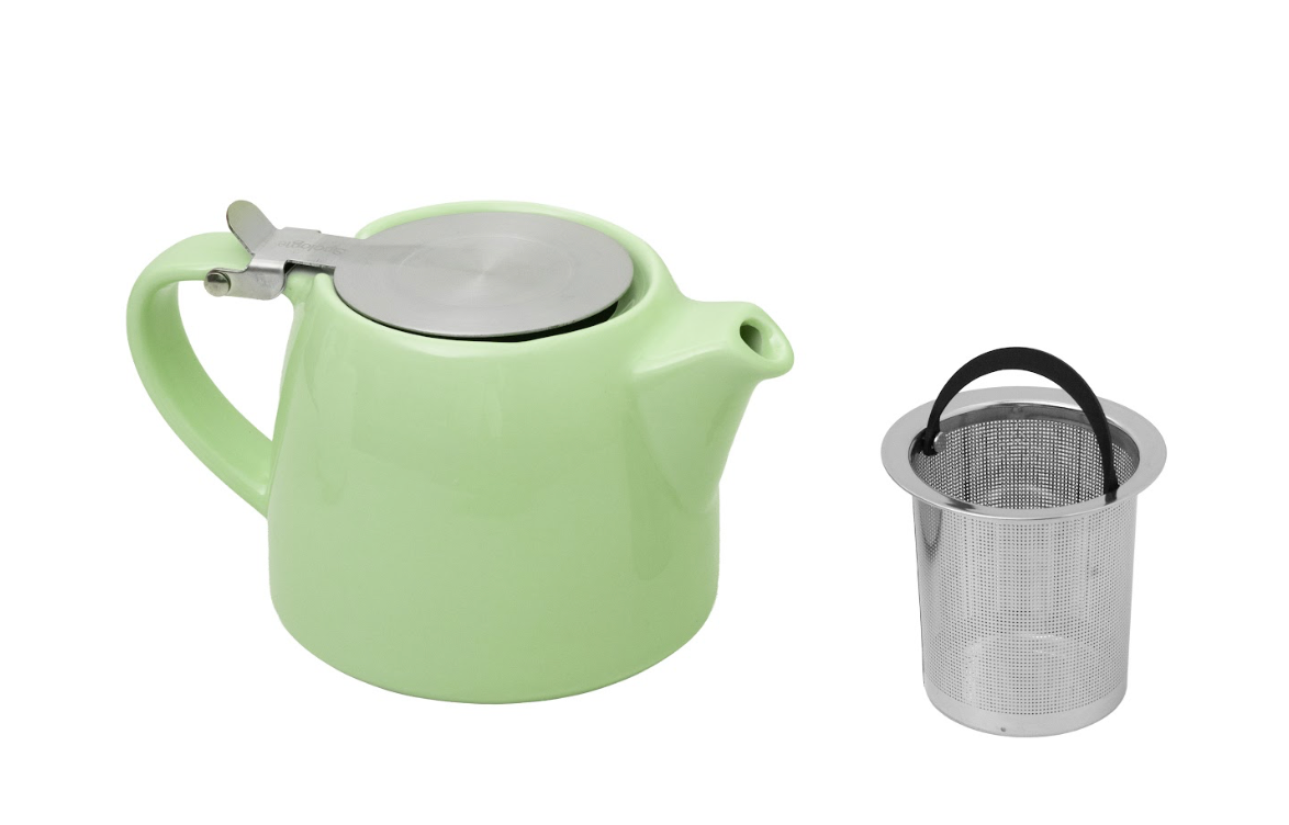 Ceramic Teapot with Infuser Mint Green - 400ml