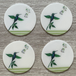 B&B Humming Bird Coasters, Set of 4