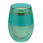 HOST Wine Freeze Gel Wine Glass, Set of 1, 8.5 oz - Translucent Green