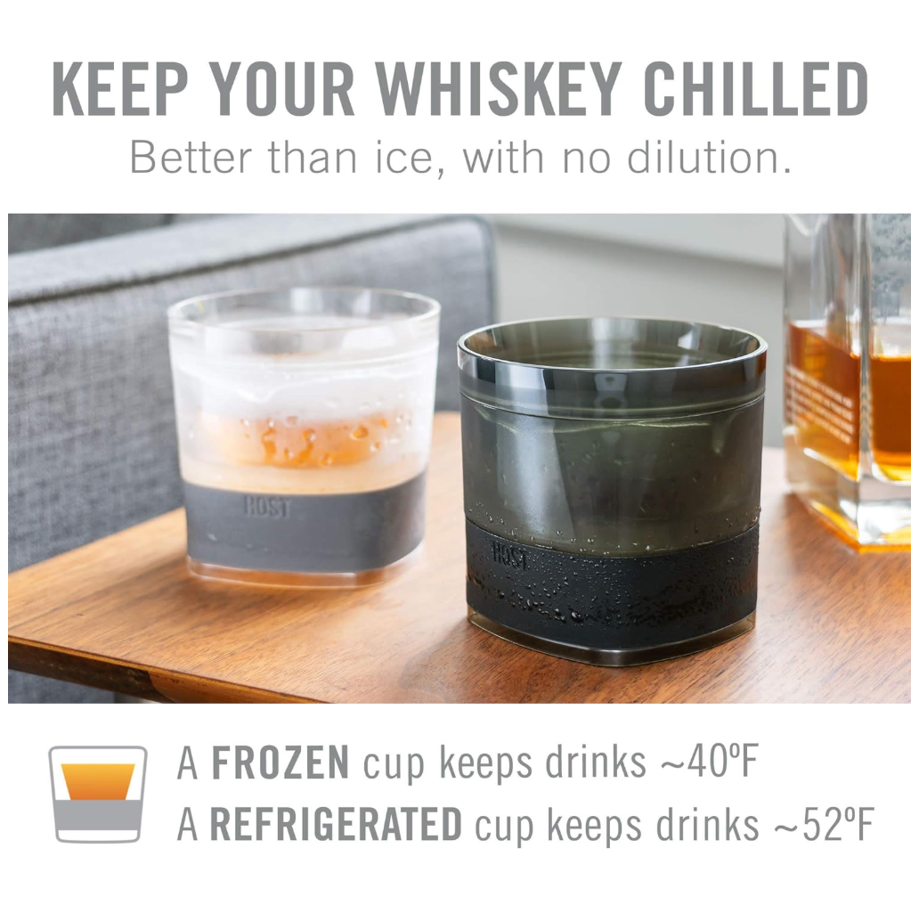 HOST Plastic Scotch Tumblers, 9 oz, Smoke Whiskey Glass-Set of 1