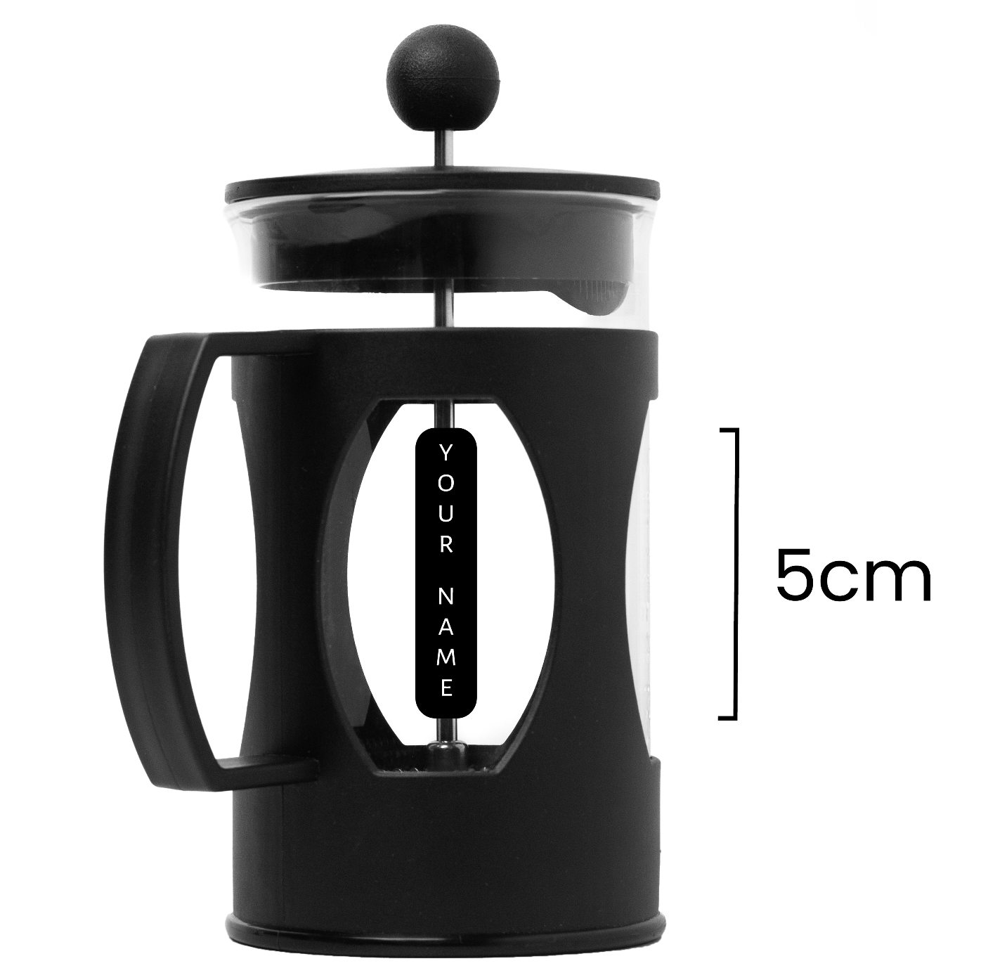Classic French Press Coffee Maker - 600ml (Personalised)