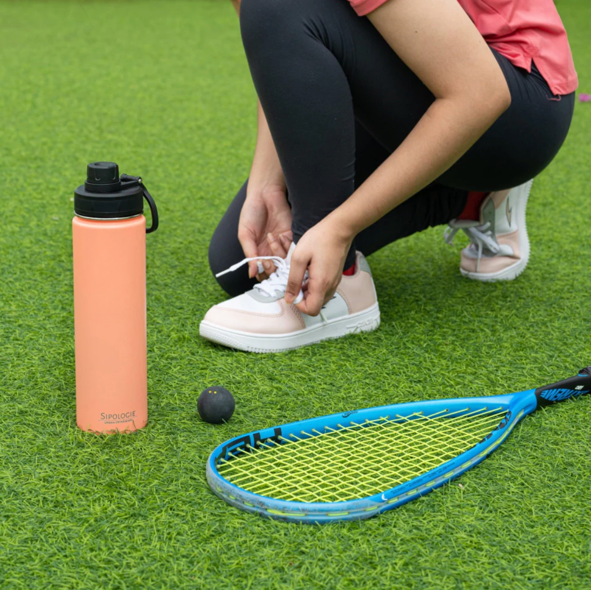 HydraFlow Insulated Bottle, Coral - 720ml (Personalised)