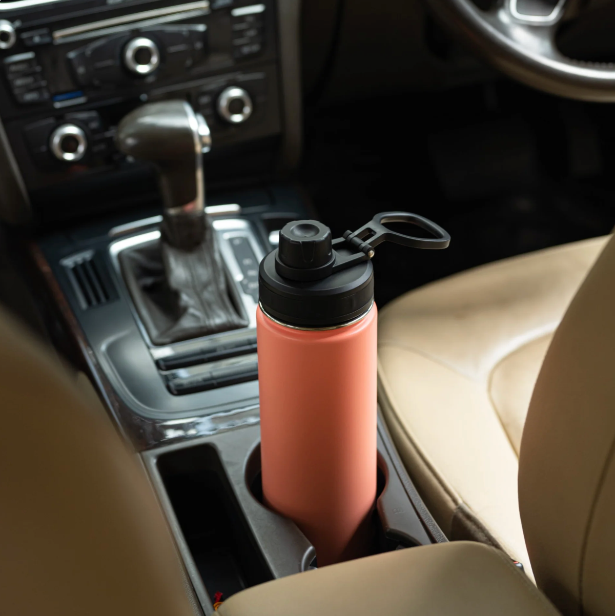 HydraFlow Insulated Bottle, Coral - 720ml (Personalised)