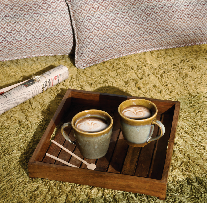 Artisan Ceramic Coffee Mug 280ml - Autumn Horizon ( Set of 2 )