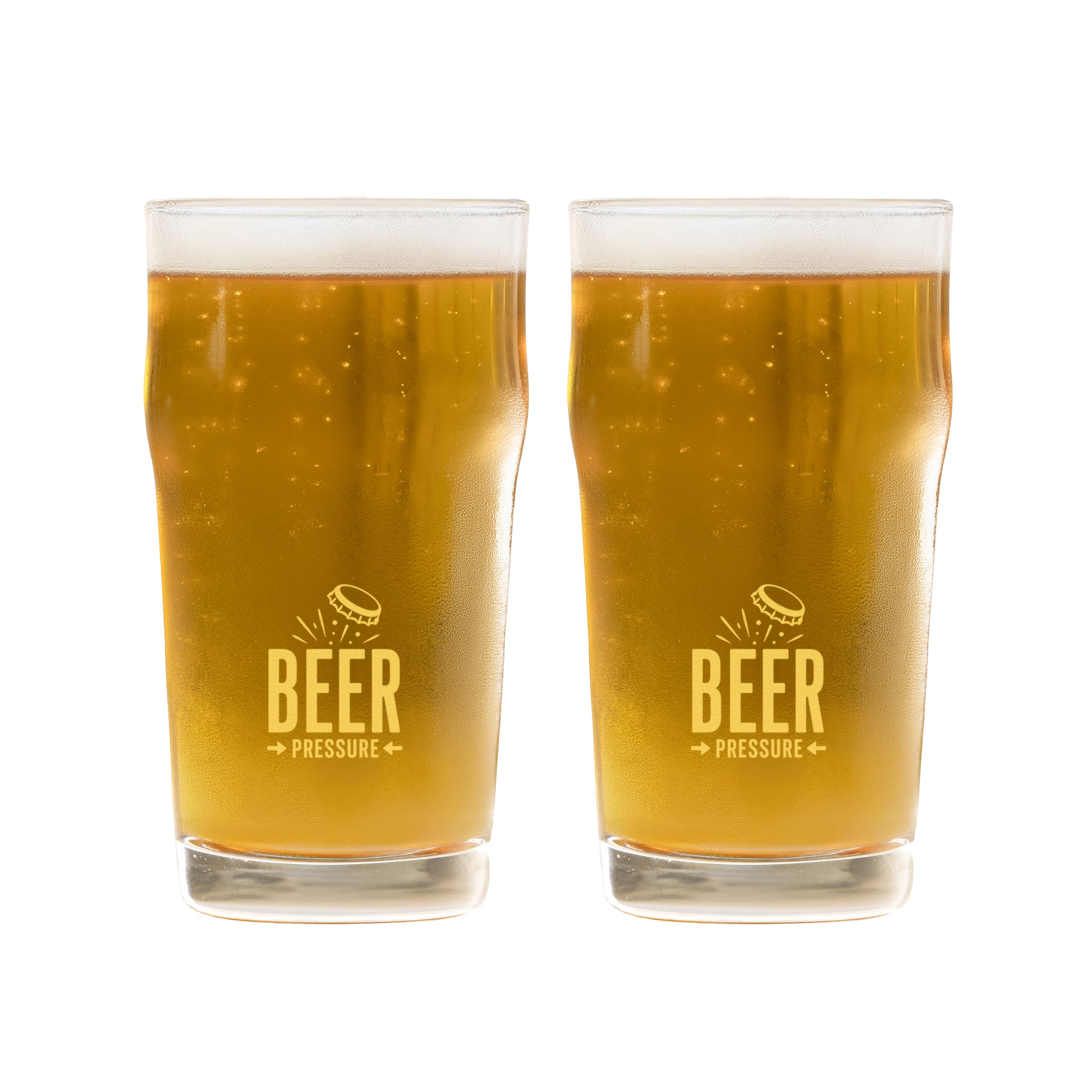Imperial Pint Beer Glass 570ml - Set Of 2, Beer Pressure