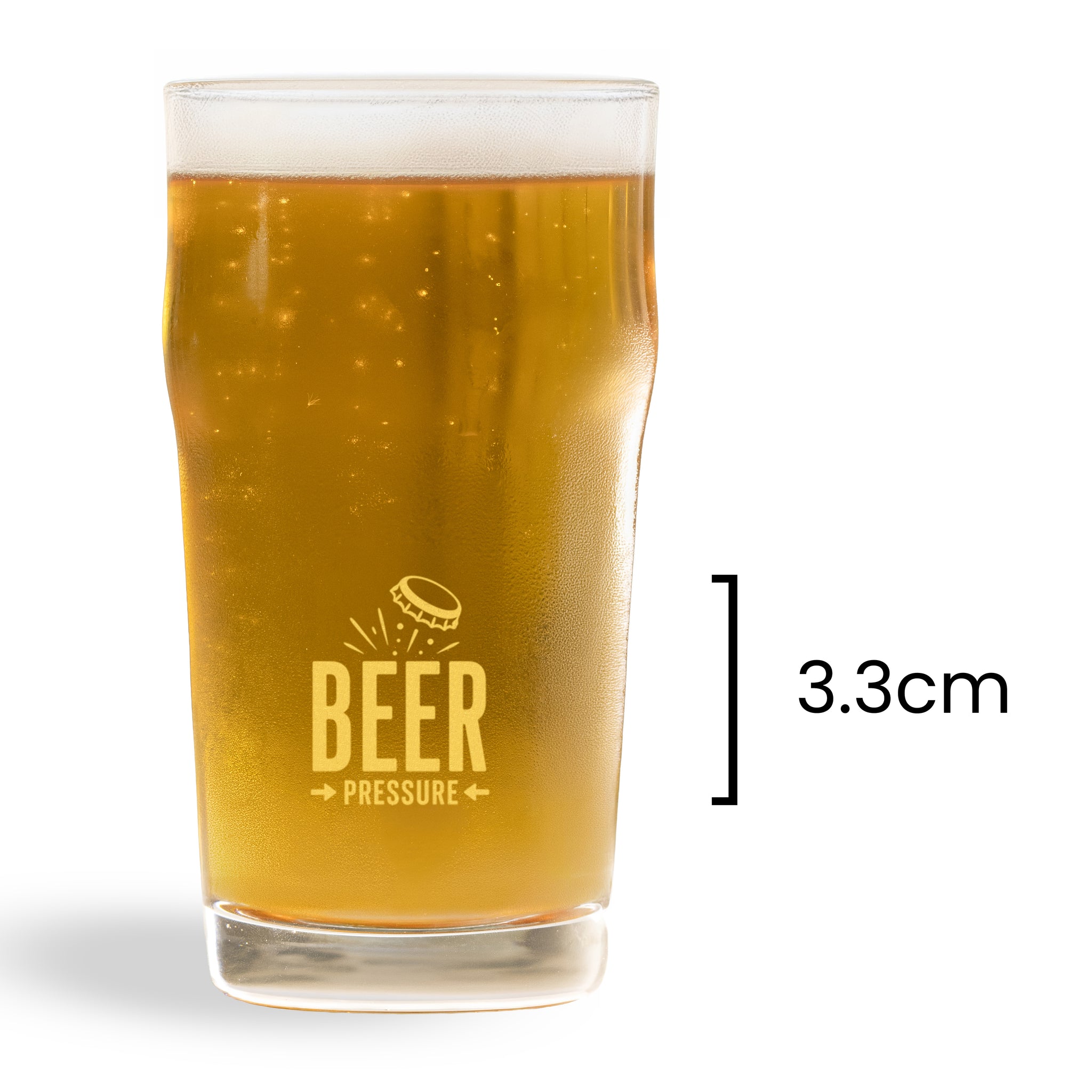 Imperial Pint Beer Glass 570ml - Set Of 2, Beer Pressure