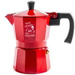 Roma Moka Pot Espresso Maker, Red (180 ml) - Coffee Fixes Everything