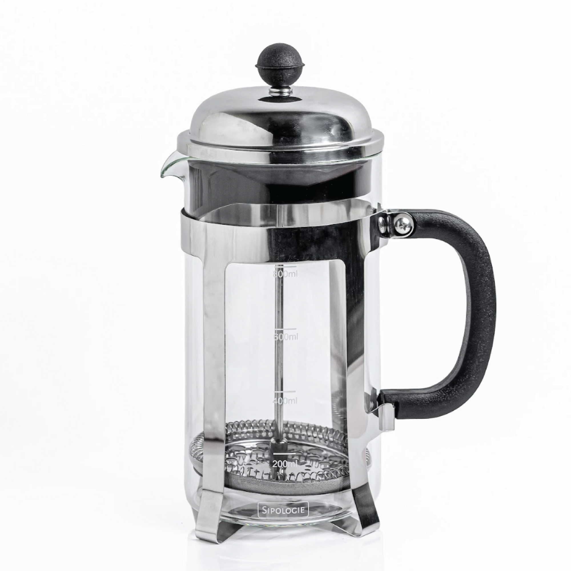 Vintage French Press, Silver - 1000ml