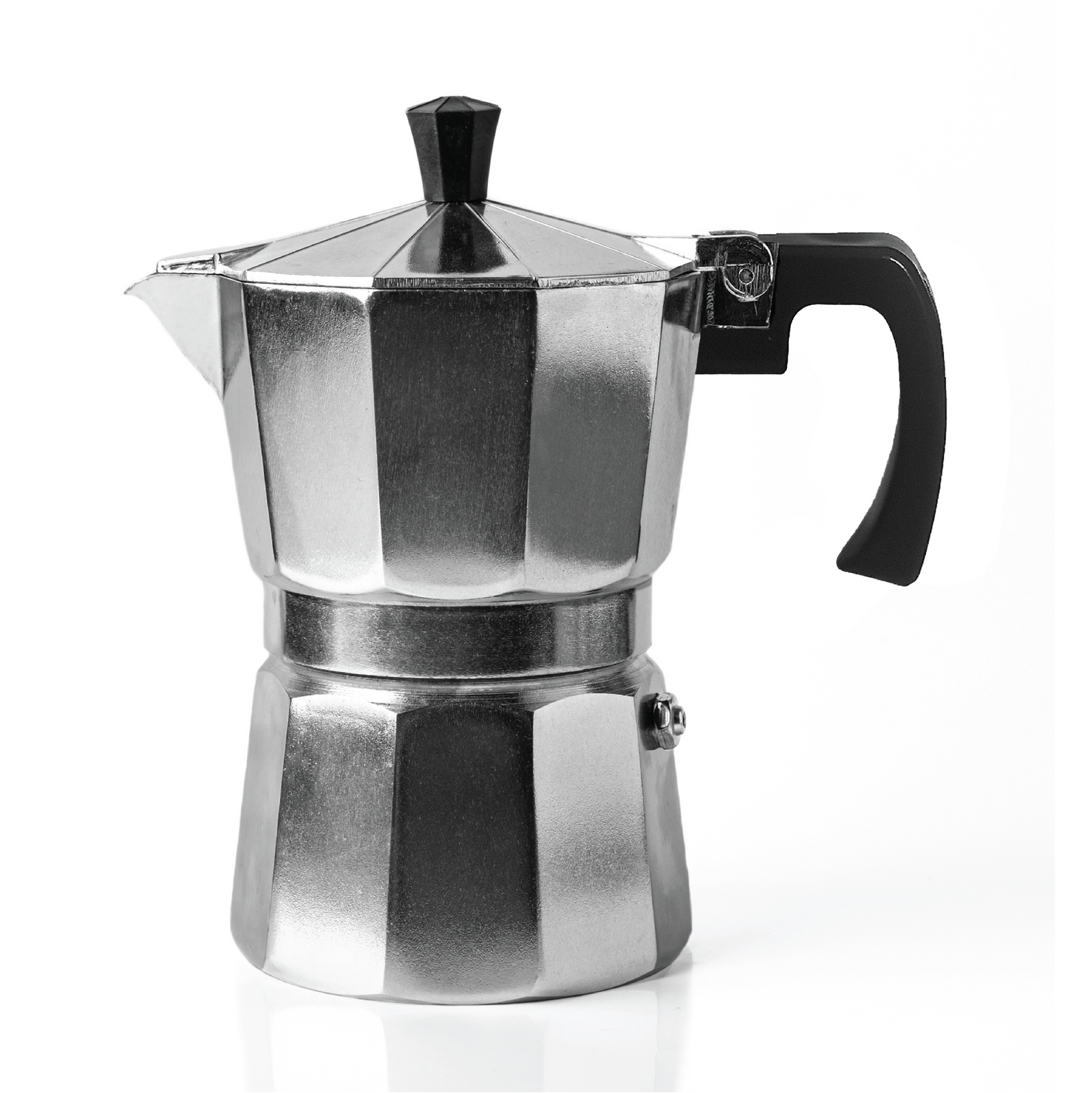 Roma Moka Pot, Silver - 180ml