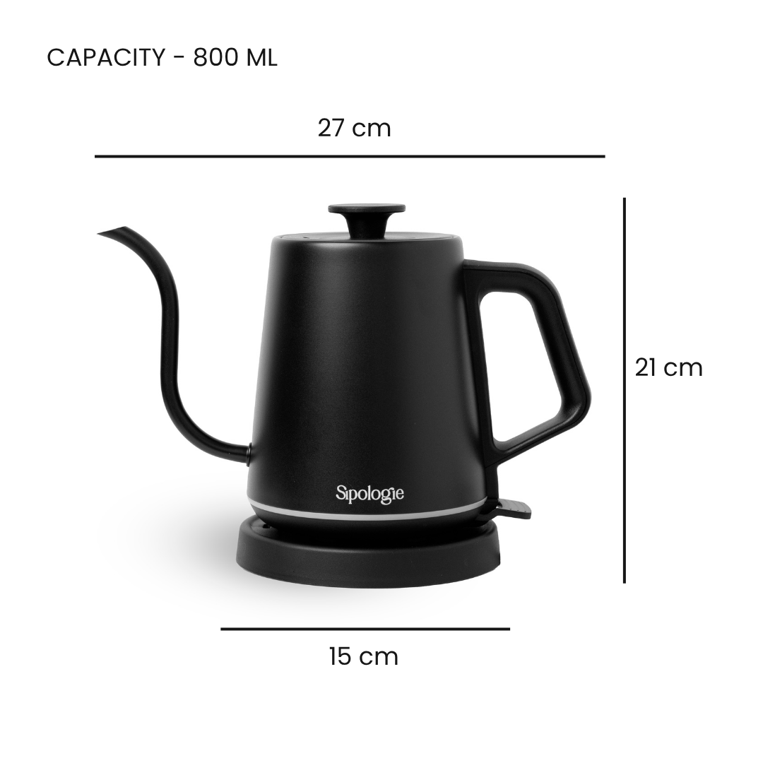 Sipologie Flow Electric Gooseneck Kettle - 800ml