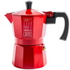 Roma Moka Pot Espresso Maker, Red (180 ml) - Mood By Coffee