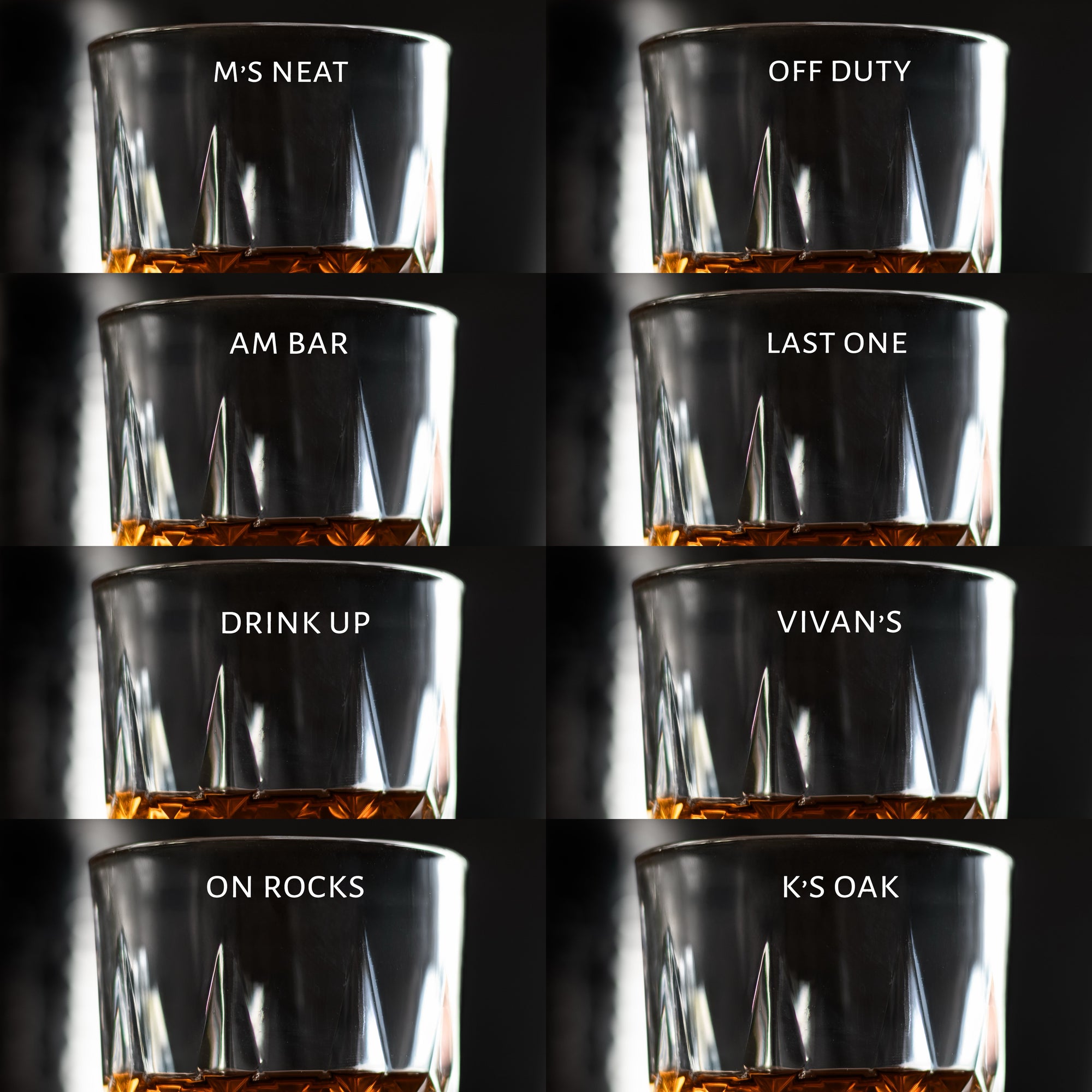 Islay Whikey Glass - Set of 2, 300 ml (Personalised)