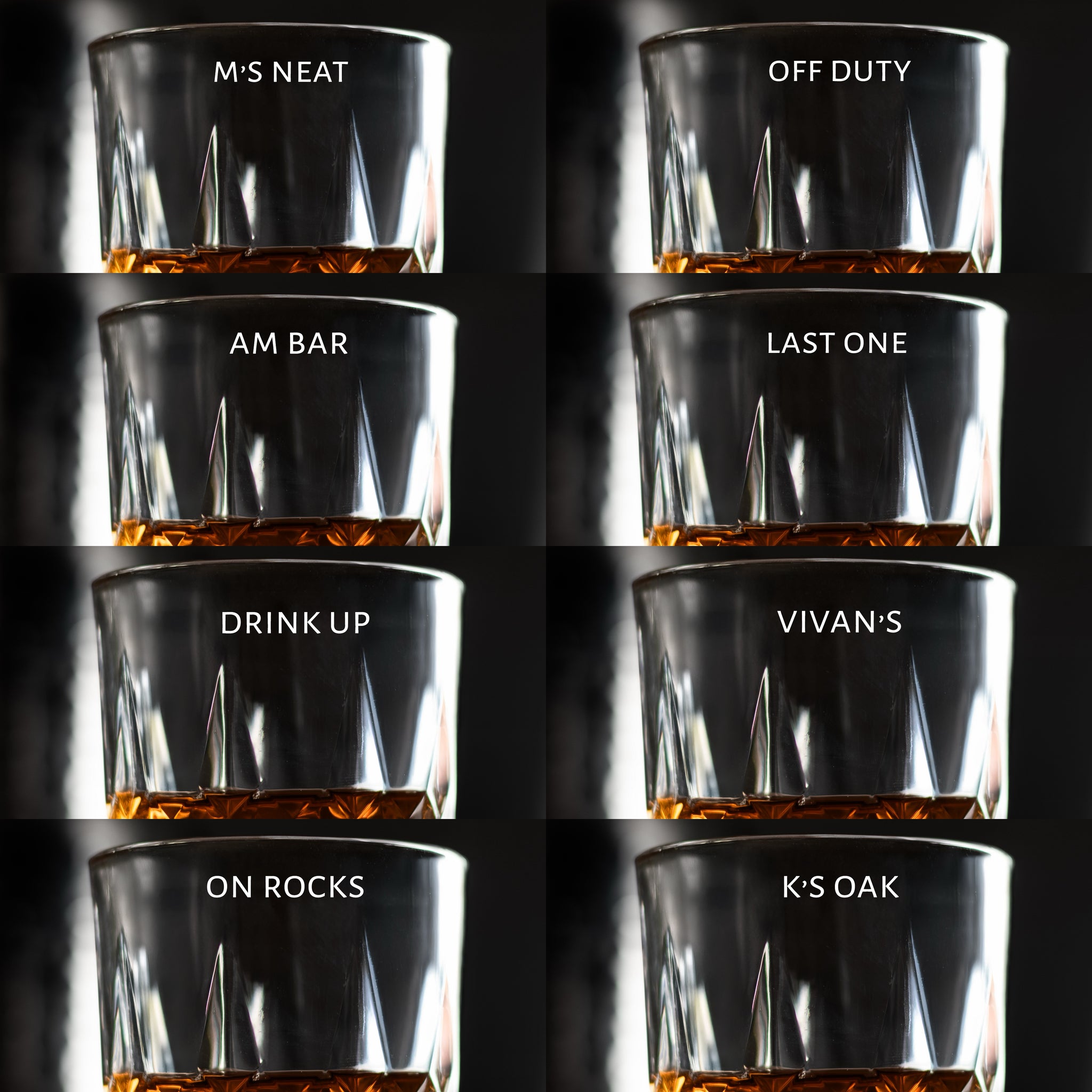 Islay Whikey Glass - Set of 2, 300 ml (Personalised)
