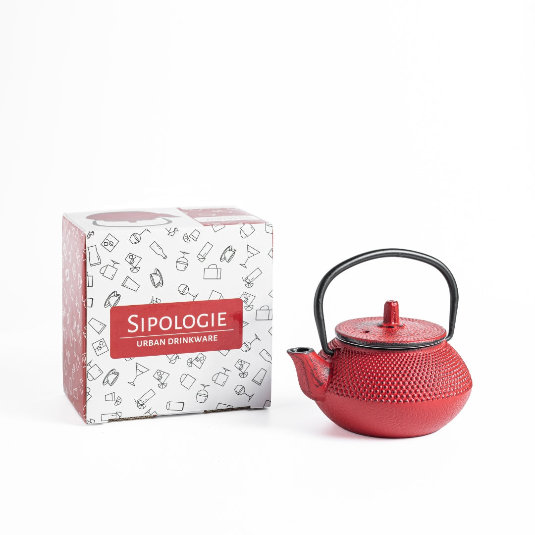 Buy Sipologie 400ml Loose Leaf Teapot with Infuser Ceramic, Red
