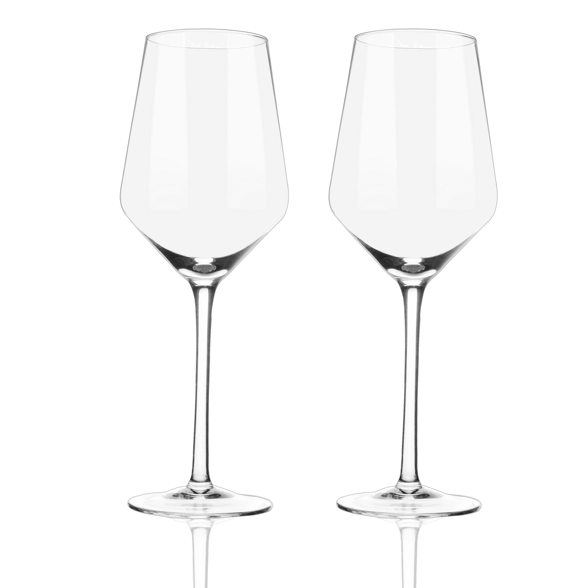 sipologie crystal wine glasses set of 2